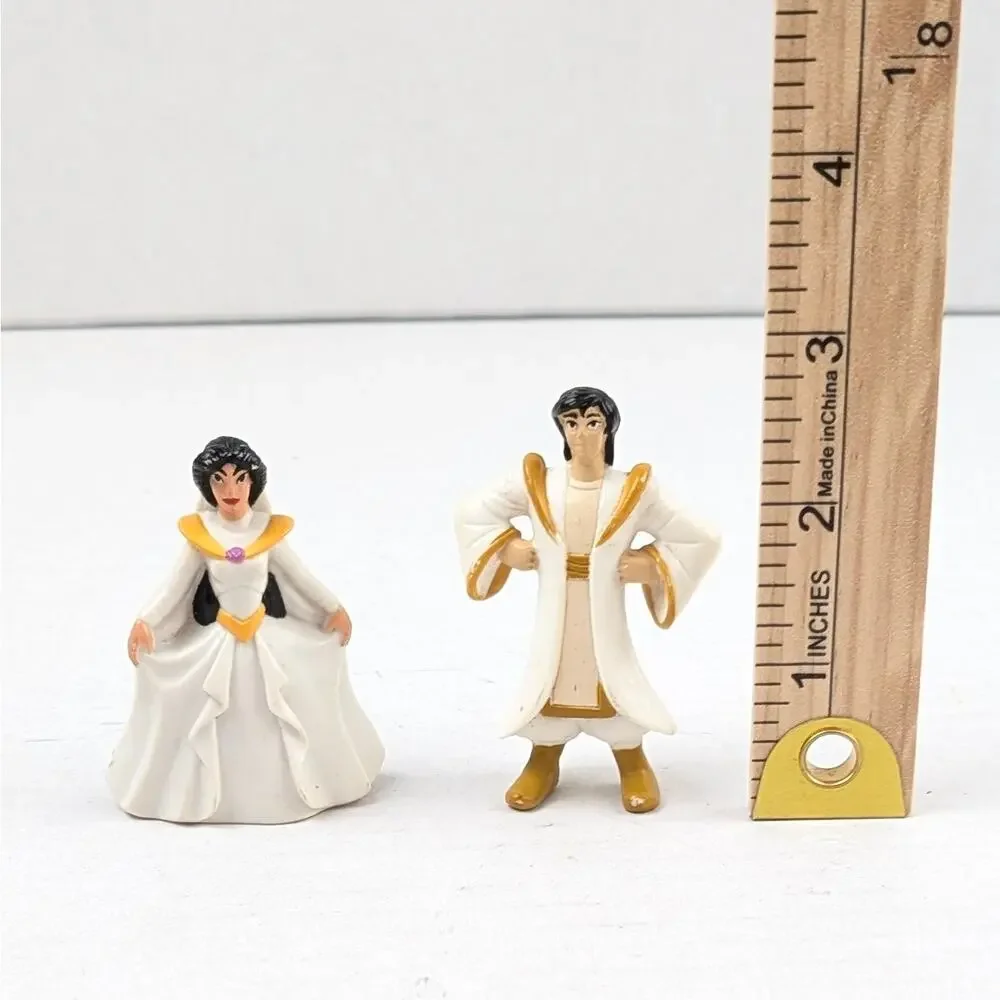 Vintage 1990s Disney Aladdin Jasmine Wedding Figures Empty Display Box